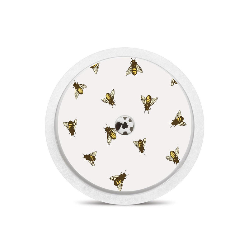 Peelz Bees Freestyle Libre 2 Peelz/Stickers White Smoke Sensor Only