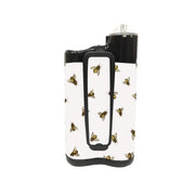 Peelz Bees for Medtronic MiniMed 770G & 780G Peelz/Stickers White Smoke Back and Clip Peelz