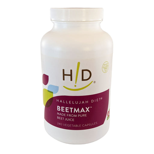 Hallelujah Diet BeetMax Capsules Dehydrated Juice Powder Light Gray