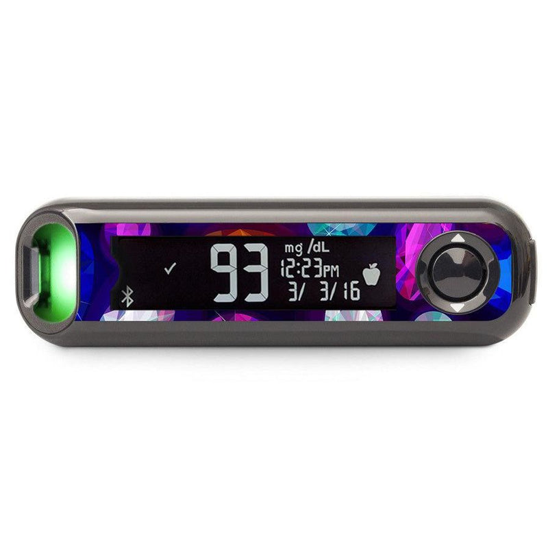 Peelz Bejeweled Bayer Contour© Next One Glucometer Peelz/Stickers Dark Slate Gray