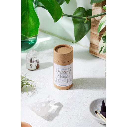 Butter Me Up Organics Belly Balm / Organic Pregnancy Balm / Strech Mark Balm Body, baby Light Gray