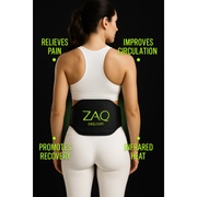 ZAQ Skin & Body REVA Multifunctional Infrared Heat, PEMF  Belt for Enhanced Wellness and Relaxation Black