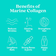 Further Food Unflavored Marine Collagen Powder Collagen Dark Turquoise 1 Pack,2 Pack,3 Pack
