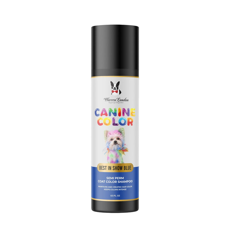 Warren London Canine Color Semi Perm Coat Color Shampoo for Dogs Spa Product Light Gray Blue
