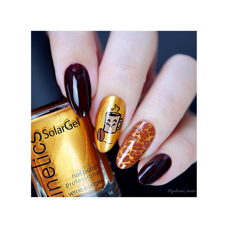 UberChic Beauty Better With Coffee Stamping Plate Black