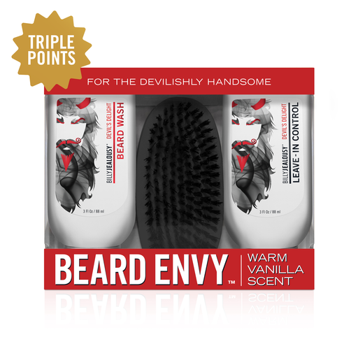 Billy Jealousy Devil's Delight Beard Envy Kit Beard White Smoke
