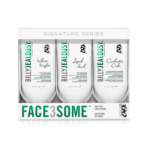 Billy Jealousy Face3some Face Care Trio Kit Face White Smoke