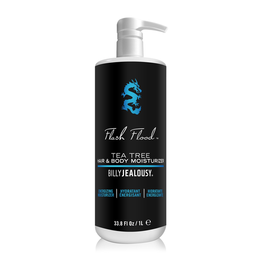 Billy Jealousy Flash Flood Tea Tree Moisturizer Body Black 1 Liter