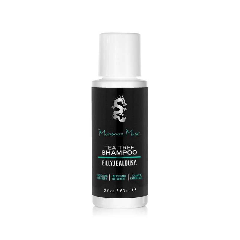 Billy Jealousy Monsoon Mist Tea Tree Shampoo Hair Black 8oz,1 Liter