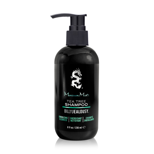 Billy Jealousy Monsoon Mist Tea Tree Shampoo Hair White Smoke 8oz