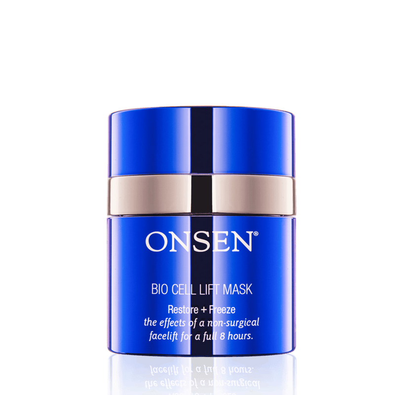 Onsen Secret 8-Hour Peptide Firming Mask Serums & Facial Treatment Medium Blue 30ml