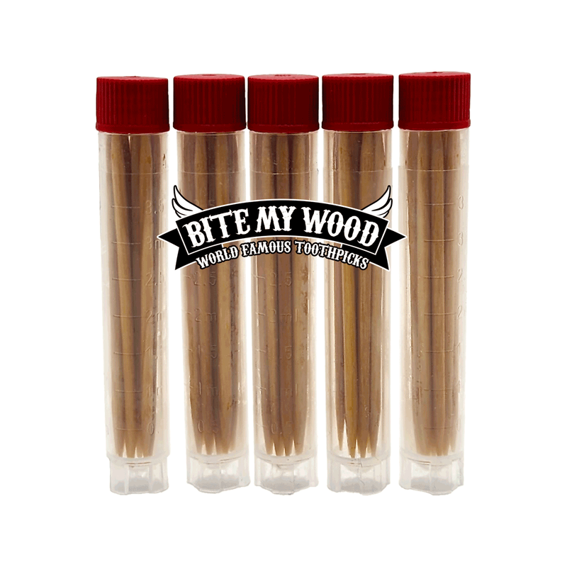 BiteMyWood Extreme Hot Cinnamon Flavored Birchwood Toothpicks, 60 Count Beauty & Personal Care - Nasal & Oral Care - Dental Floss & Picks Sienna Without Glasses