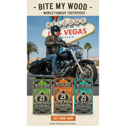 BiteMyWood Flavored Birchwood Toothpicks Variety Pack, 21-Count Resealable Bags Beauty & Personal Care - Nasal & Oral Care - Dental Floss & Picks Antique White Get All 5,Cinnamon,Cinnamint,Eucalyptus,Mint,Wintergreen