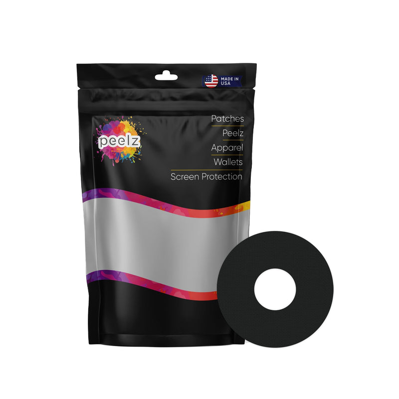 Peelz Black Patch Tape Designed for the FreeStyle Libre 3 Plus & Lingo Patch Medical Tape White Smoke 12-Pack (Set of 12 Patches),4-Pack (Set of 4 Patches)