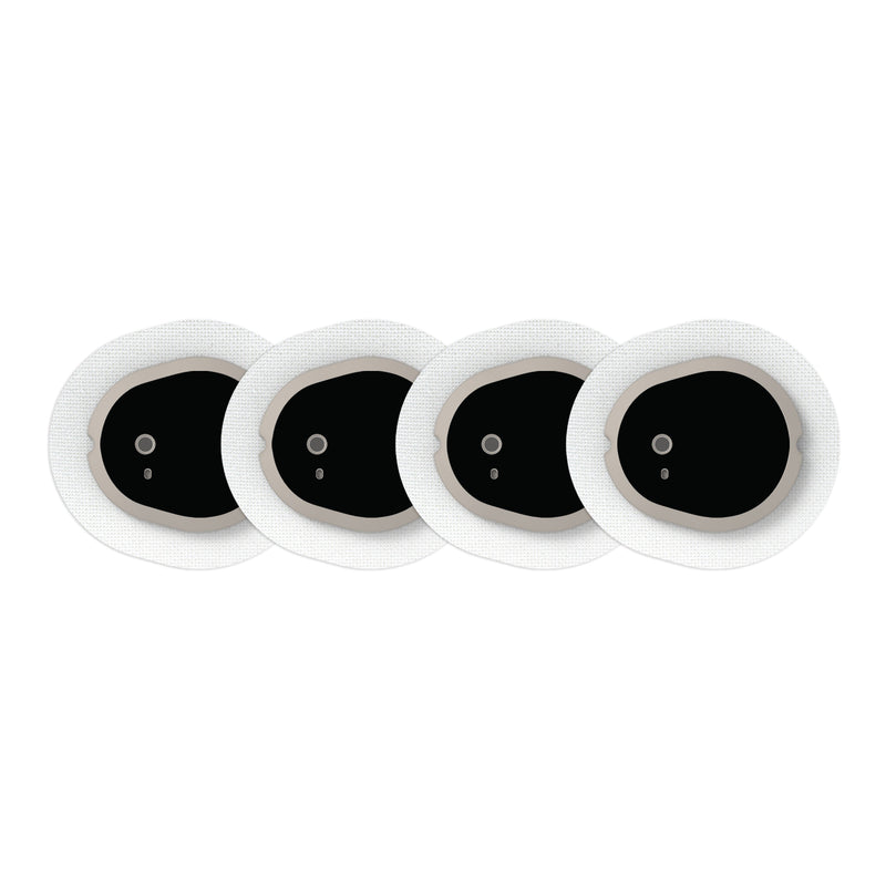 Peelz Black Sticker Designed for the DEXCOM G7 and Stelo Transmitter Peelz/Stickers Black 4-pack (Set of 4 Stickers)