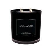 Aroma360 Mystify 4-Wick Candle Candle Black Black