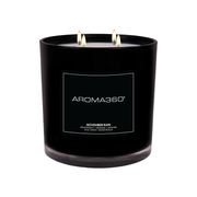 Aroma360 November Rain 4-Wick Candle Candle Black Black