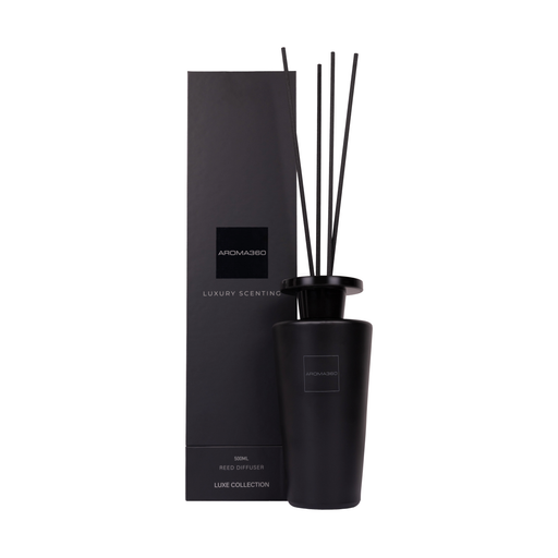Aroma360 Iris 500mL Reed Diffuser Reed Diffuser Dark Slate Gray White,Black