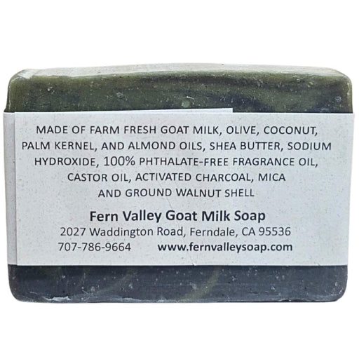 Fern Valley Soap Natural Goat Milk Soap | Sexy Exfoliating  Scrub For Men | Black Jack Goat Milk Soap Light Gray