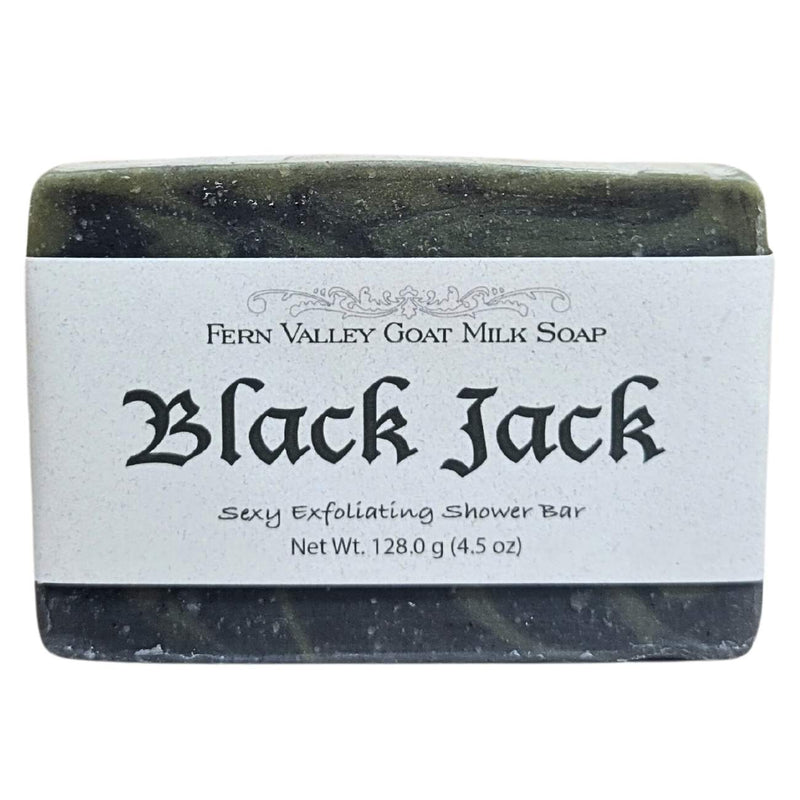 Fern Valley Soap Natural Goat Milk Soap | Sexy Exfoliating  Scrub For Men | Black Jack Goat Milk Soap Light Gray