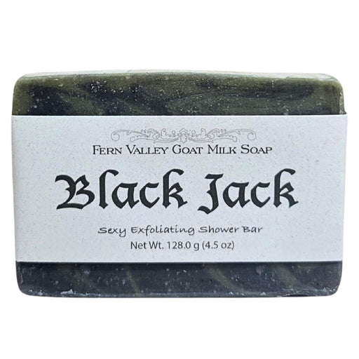 Fern Valley Soap Natural Goat Milk Soap | Sexy Exfoliating  Scrub For Men | Black Jack Goat Milk Soap Light Gray