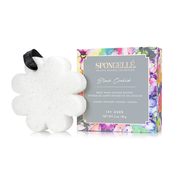 Spongellé Black Orchid | Boxed Flower Body Wash Infused Buffer Light Gray