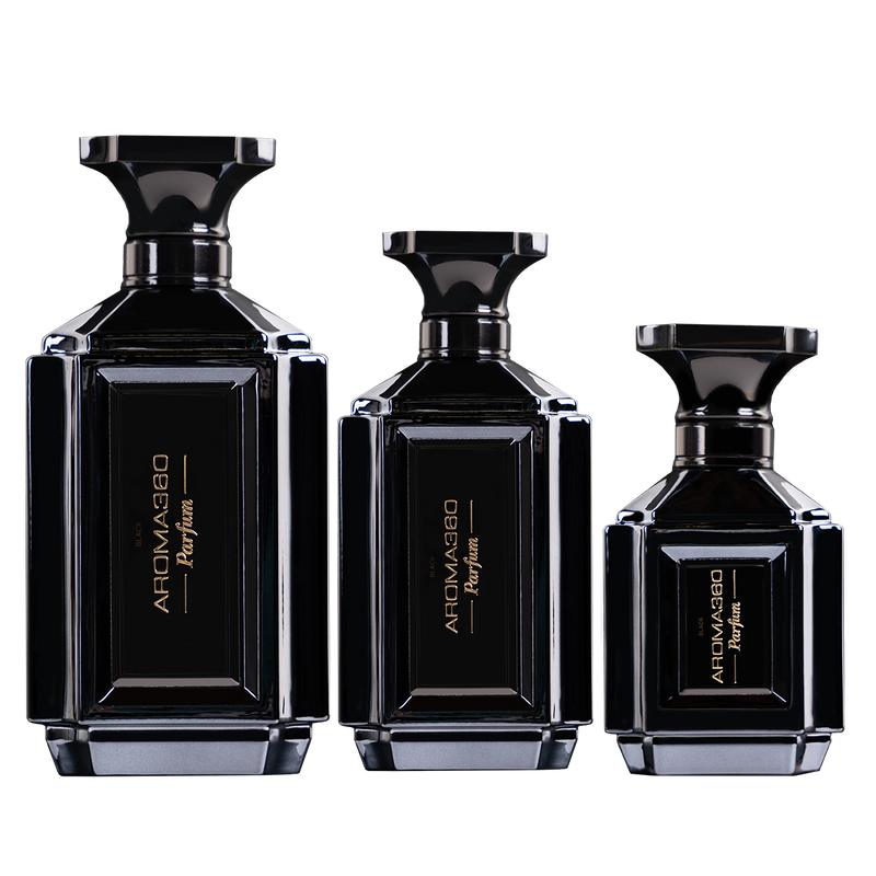 Aroma360 Black Perfume Black Travel Spray / 10ml - 0.34oz,Rollerball / 10ml - 0.34oz,Standard Size / 50ml - 1.7oz,Standard Size / 100ml - 3.4oz,Standard Size / 200ml - 6.7oz