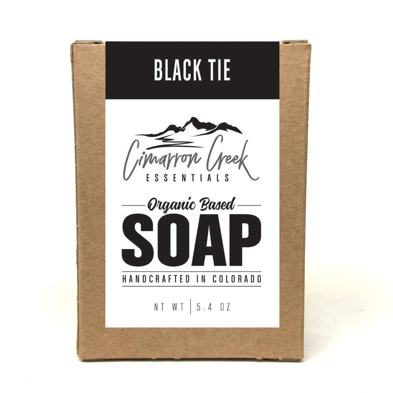 Cimarron Creek Essentials Black Tie Organic Bar Soap 5.4oz Bath & Body Rosy Brown Full Bar