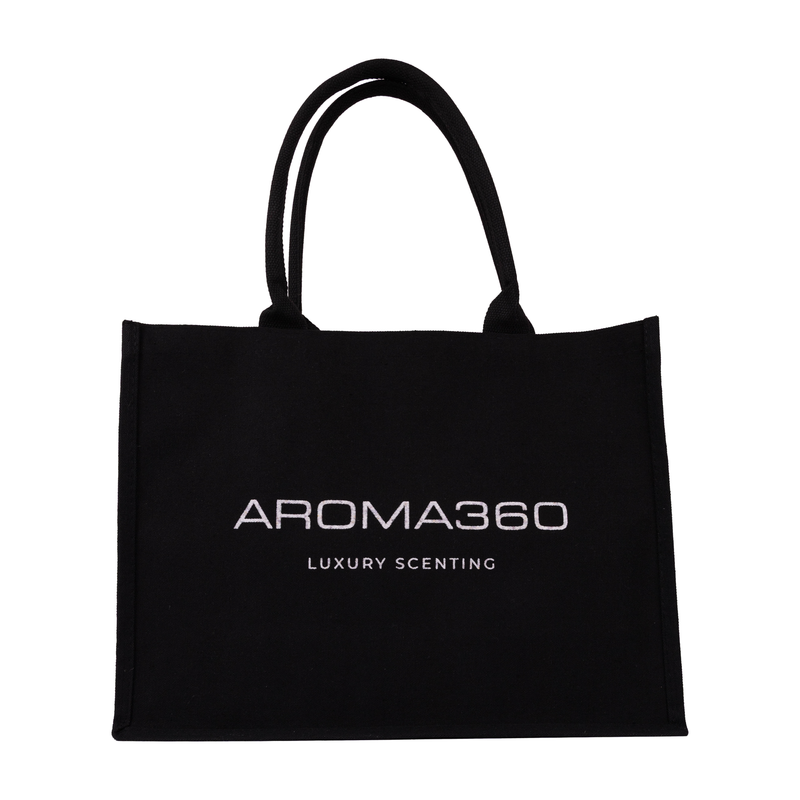 Aroma360 Luxury Canvas Tote Accessories Black Large / Black