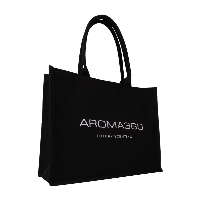 Aroma360 Luxury Canvas Tote Accessories Black Small / Black,Small / White,Large / Black,Large / White
