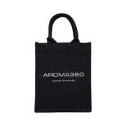 Aroma360 Luxury Canvas Tote Accessories Black Small / Black