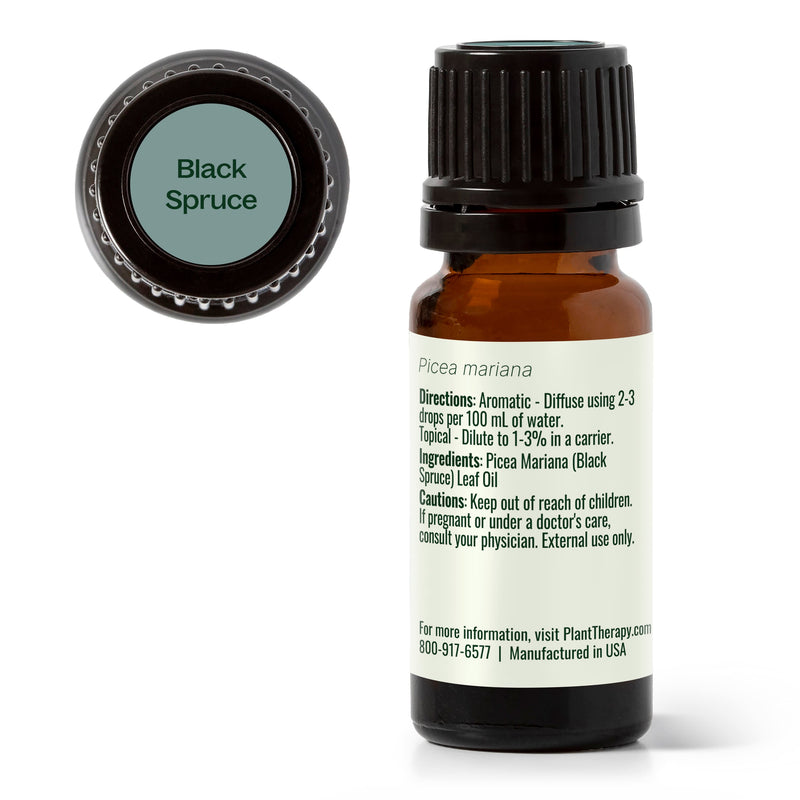 Plant Therapy Black Spruce Essential Oil Essential Oil White Smoke 10 mL,30 mL
