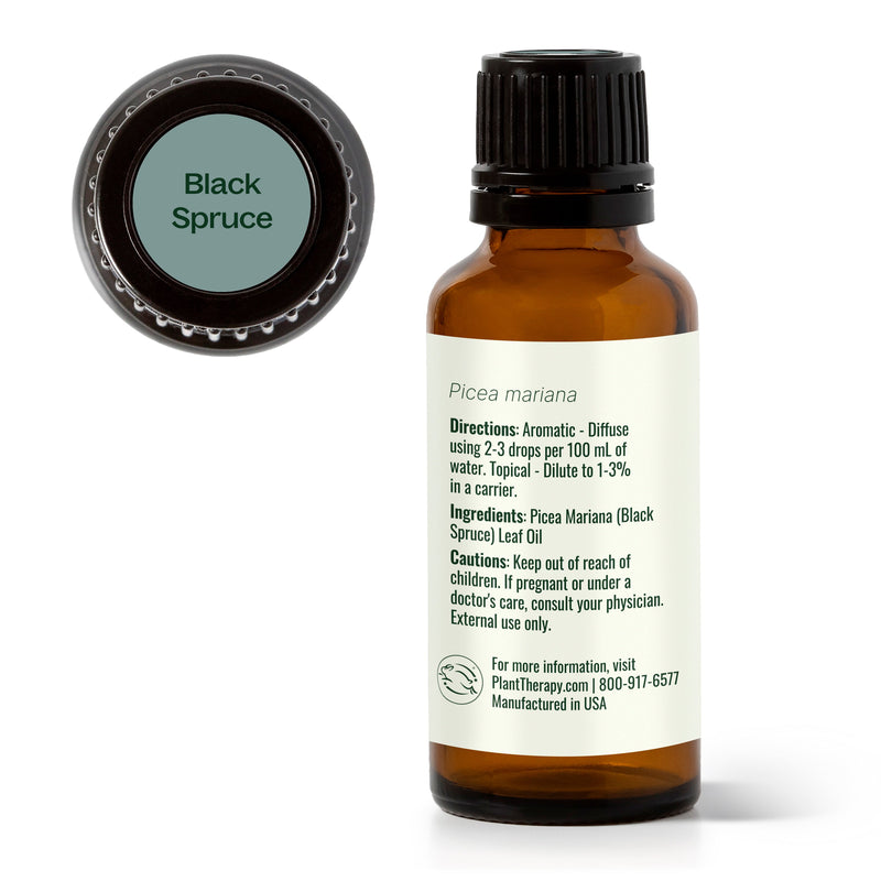 Plant Therapy Black Spruce Essential Oil Essential Oil White Smoke 10 mL,30 mL