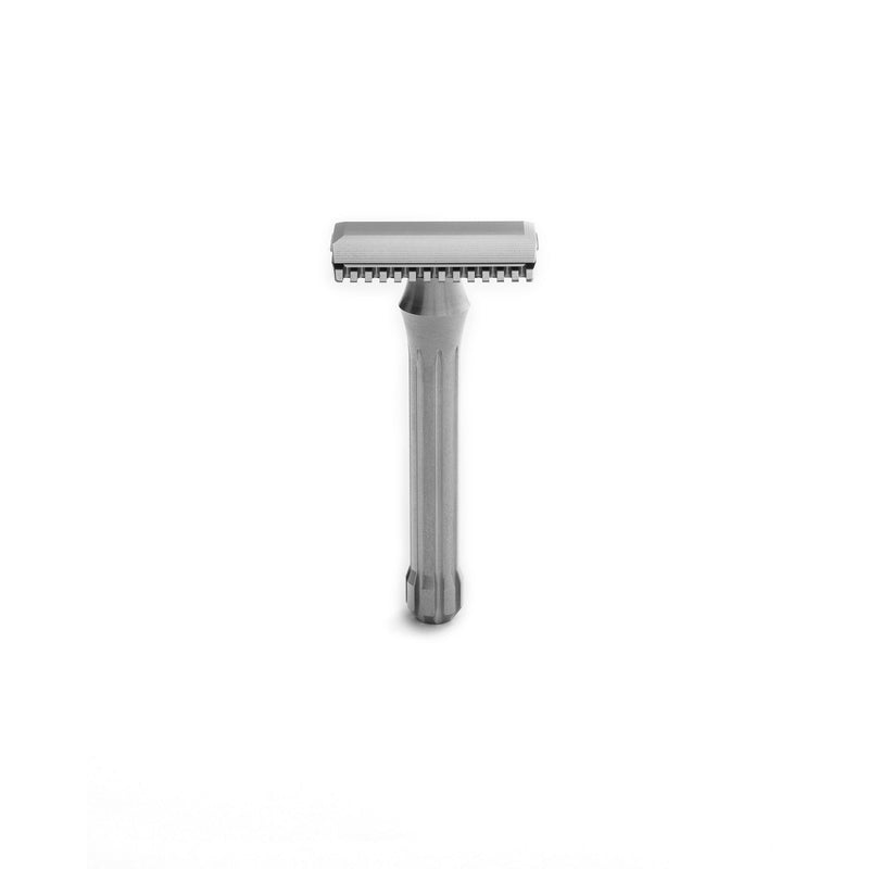 Blackland Razors Blackbird Razor White Smoke Machined / Standard / Safety Bar,Machined / Standard / Lite SB,Machined / Standard / Open Comb,Machined / Long / Safety Bar,Machined / Long / Lite SB,Machined / Long / Open Comb,Satin / Standard / Safety Bar,Satin / Standard / Lite SB,Satin / Standard / O