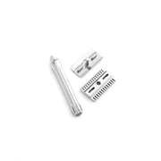 Blackland Razors Blackbird Razor White Smoke Machined / Standard / Safety Bar,Machined / Standard / Lite SB,Machined / Standard / Open Comb,Machined / Long / Safety Bar,Machined / Long / Lite SB,Machined / Long / Open Comb,Satin / Standard / Safety Bar,Satin / Standard / Lite SB,Satin / Standard / O