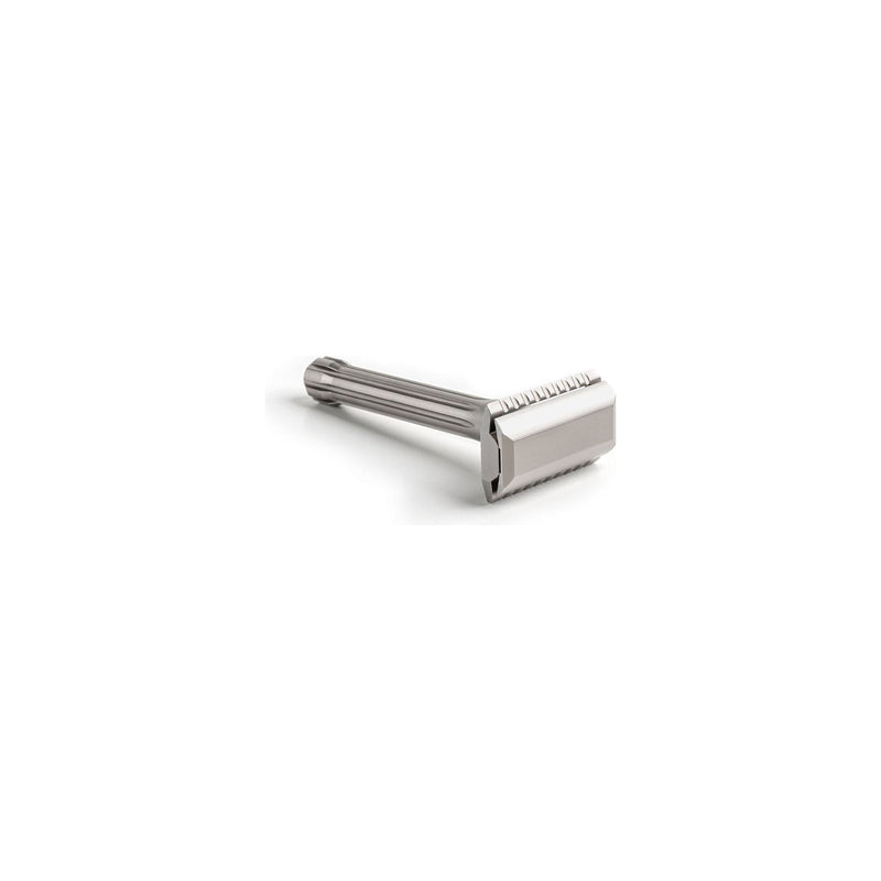 Blackland Razors Blackbird Titanium Razor Light Gray Satin / Standard / Safety Bar,Satin / Standard / Open Comb,Satin / Standard / Lite SB,Satin / Long / Safety Bar,Satin / Long / Open Comb,Satin / Long / Lite SB,Polished / Standard / Safety Bar,Polished / Standard / Open Comb,Polished / Standard / Lite SB,