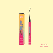 Rude Cosmetics Ultimate Brow Artist Brow Pen Eyebrows Lemon Chiffon Black Brown