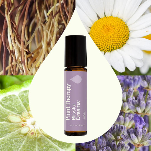Plant Therapy Blissful Dreams Essential Oil Pre-Diluted Roll-On Essential Oil Seashell 10 mL