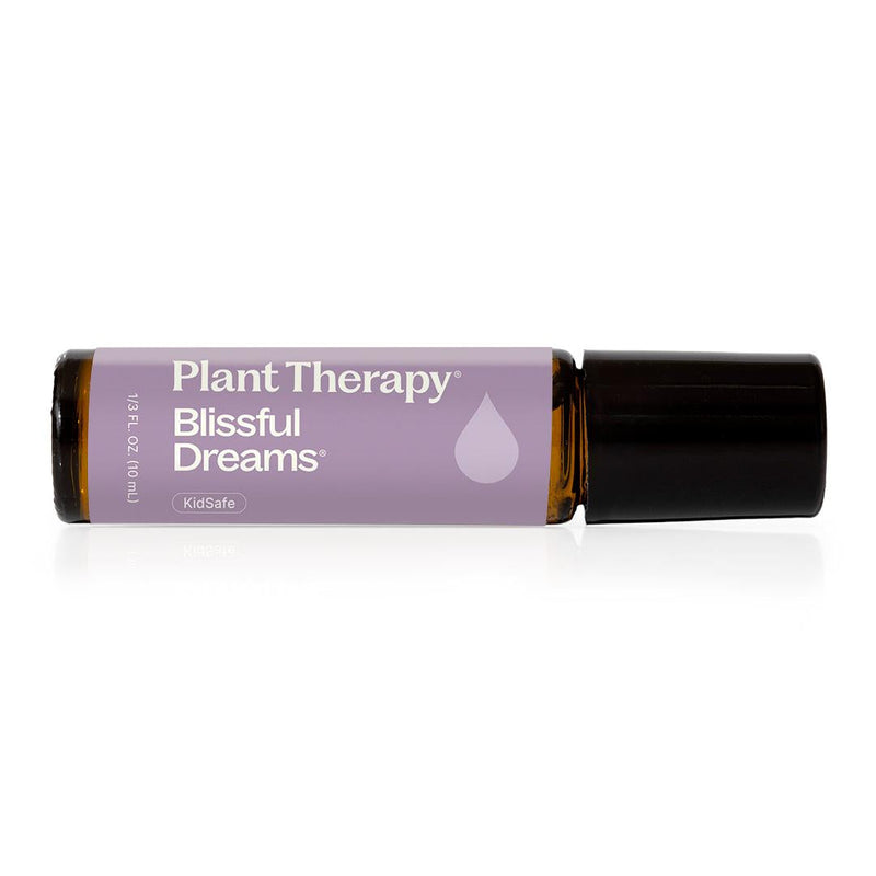 Plant Therapy Blissful Dreams Essential Oil Pre-Diluted Roll-On Essential Oil Black 10 mL