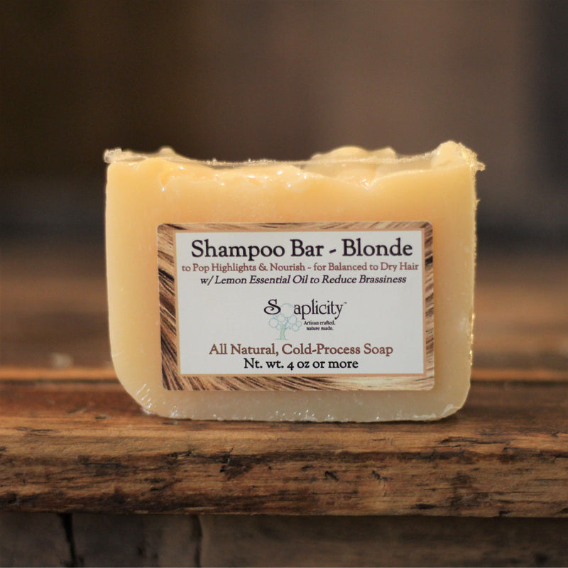 Soaplicity Blonde Shampoo Bar Shampoo bar Dark Slate Gray Default Title
