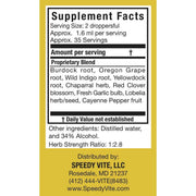 SpeedyVite® Natural Blood Cleanser Drops (2 fl oz) | Organic & Wildcrafted | SpeedyVite - FREE EXPEDITED Drops Black 1x 2oz Drops,CASE OF 6x 2oz Drops