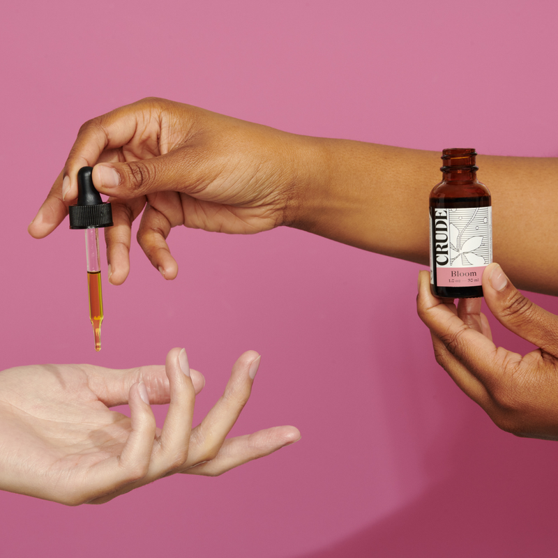CRUDE Personal Care Bloom Serums Rosy Brown