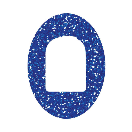 Peelz Blue Confetti Pod Patch Tape - Pump Peelz Patch Medical Tape White Smoke 1-Pack Omnipod Tape