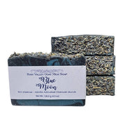 Fern Valley Soap Natural Goat Milk Soap | Charcoal Exfoliating Scrub | Blue Moon PM Cleanse Goat Milk Soap White Smoke