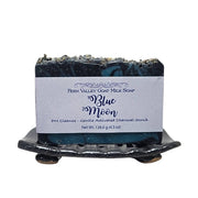 Fern Valley Soap Natural Goat Milk Soap | Charcoal Exfoliating Scrub | Blue Moon PM Cleanse Goat Milk Soap White Smoke