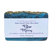 Fern Valley Soap Natural Goat Milk Soap | Charcoal Exfoliating Scrub | Blue Moon PM Cleanse Goat Milk Soap Lavender