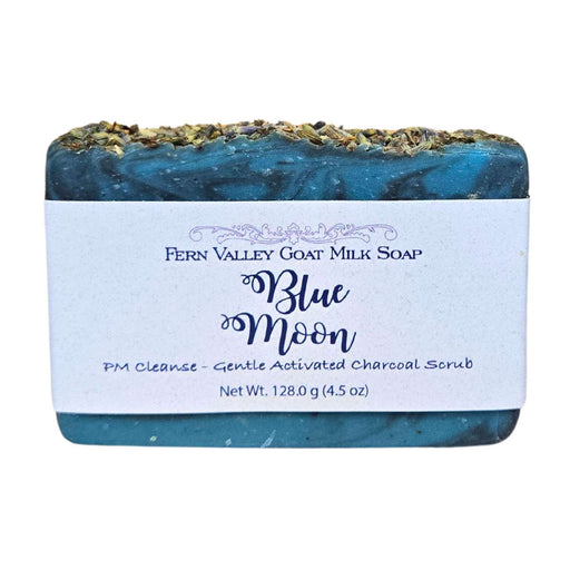 Fern Valley Soap Natural Goat Milk Soap | Charcoal Exfoliating Scrub | Blue Moon PM Cleanse Goat Milk Soap Lavender