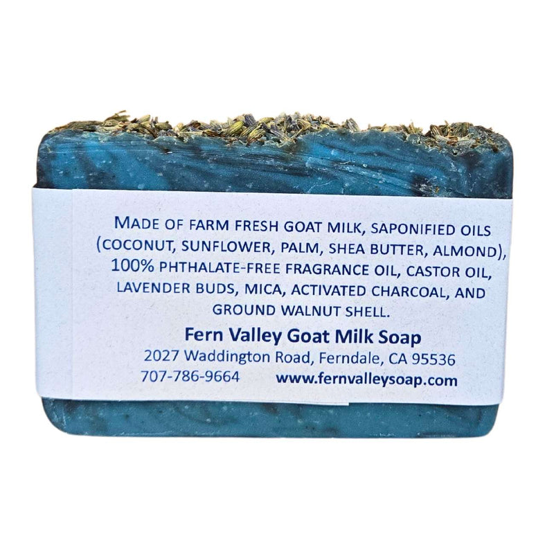 Fern Valley Soap Natural Goat Milk Soap | Charcoal Exfoliating Scrub | Blue Moon PM Cleanse Goat Milk Soap Lavender