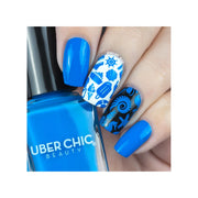 UberChic Beauty Blue My Mind - Stamping Polish Stamping Polish Steel Blue