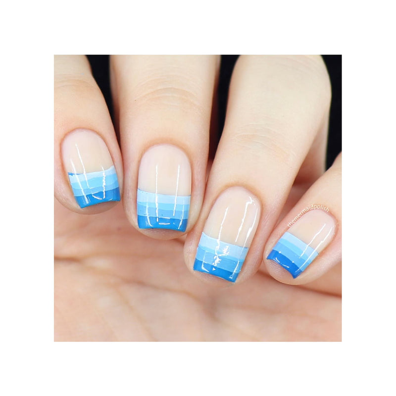 UberChic Beauty Feeling French Stamping Plate Gray